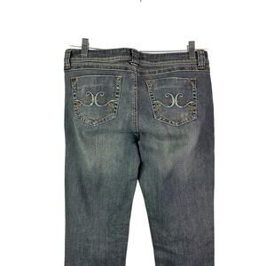 Y2K 2000s Candies Jeans Size 9 Womens Blue Denim straight Leg Grunge Preppy